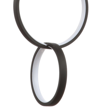 Loop 7.75" Adjustable Integrated LED Metal Ring Pendant - JONATHAN Y